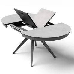 Cancio Globo Table ovale moderne extensible en Dekton* Table De Cuisine|Table De Salle à Manger