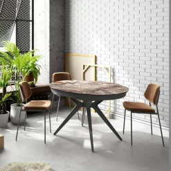 Cancio Globo Table ovale moderne extensible en Dekton* Table De Cuisine|Table De Salle à Manger