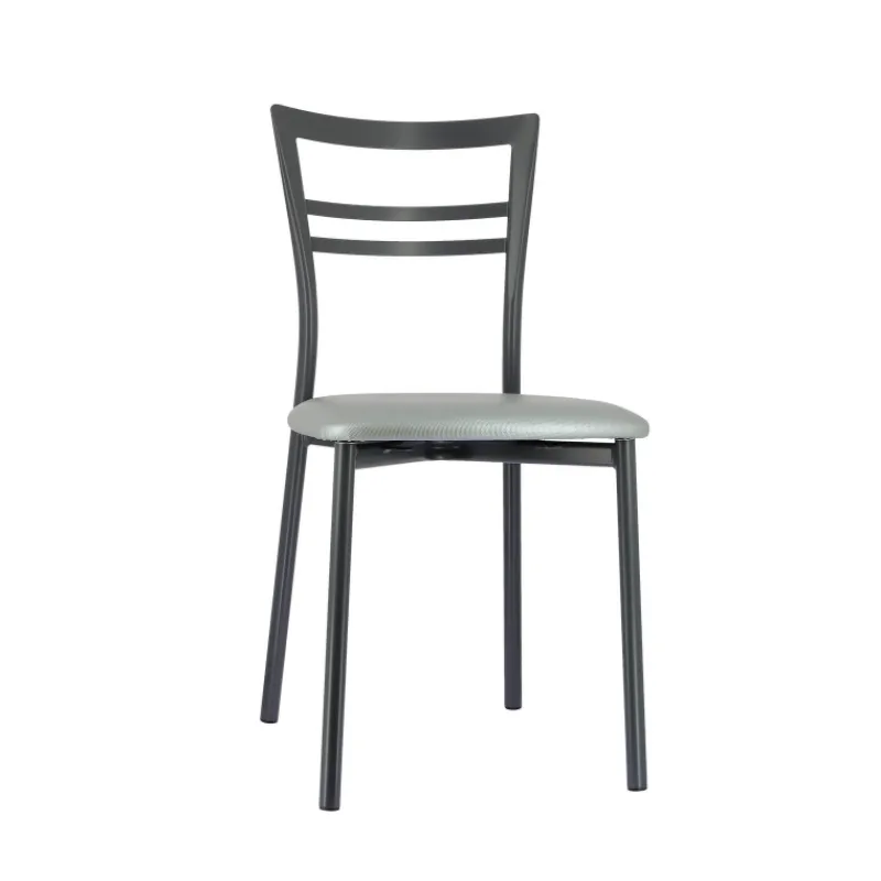 Go 1419 Chaise de cuisine rembourrée en synthétique et métal* Chaise De Cuisine