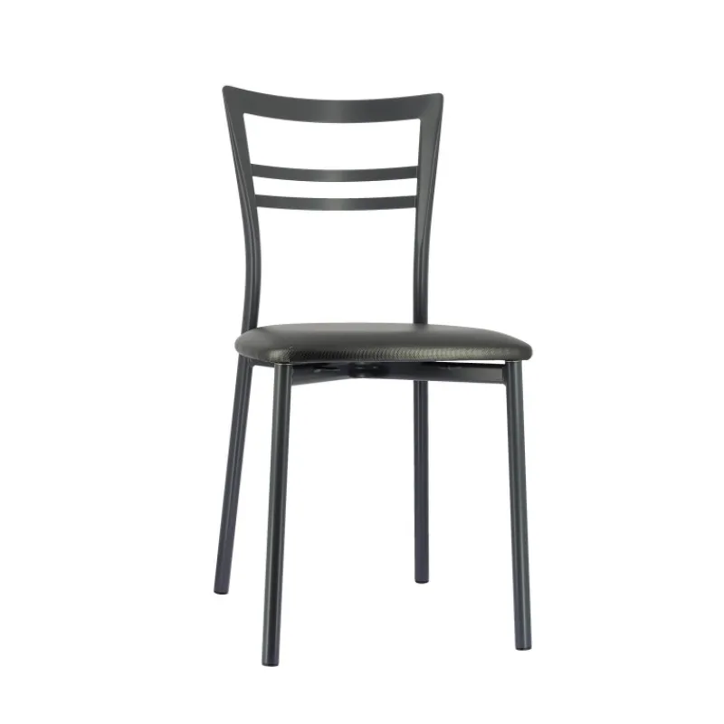 Go 1419 Chaise de cuisine rembourrée en synthétique et métal* Chaise De Cuisine