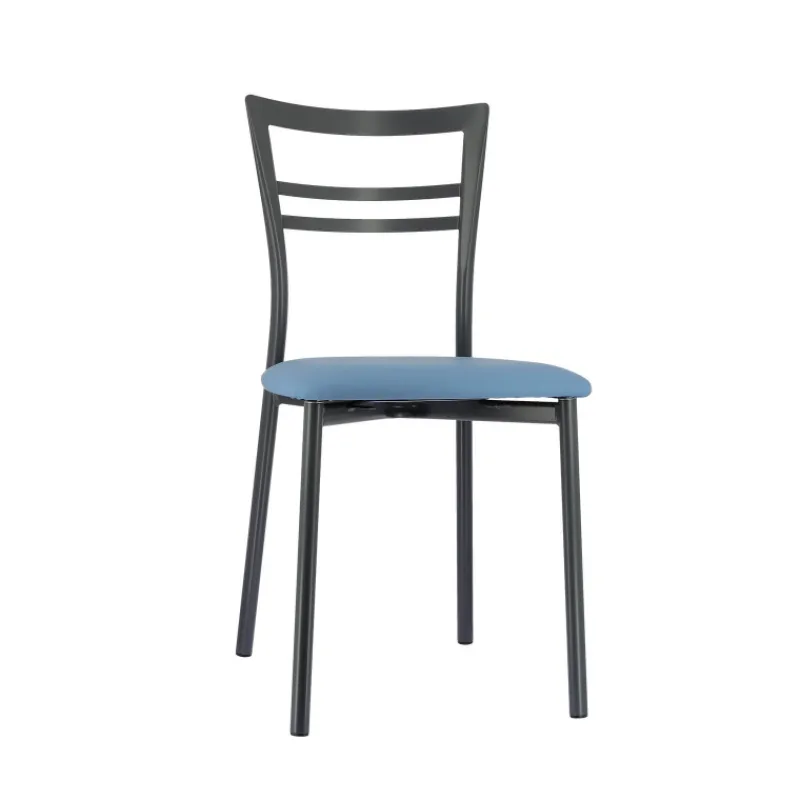 Go 1419 Chaise de cuisine rembourrée en synthétique et métal* Chaise De Cuisine