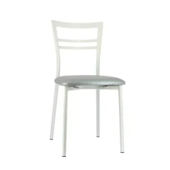 Go 1419 Chaise de cuisine rembourrée en synthétique et métal* Chaise De Cuisine