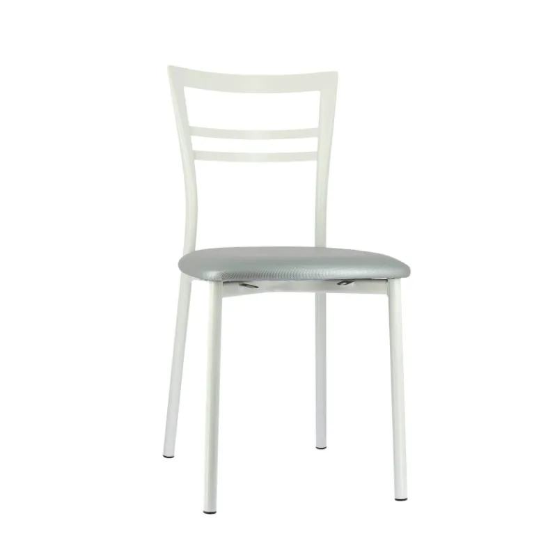 Go 1419 Chaise de cuisine rembourrée en synthétique et métal* Chaise De Cuisine