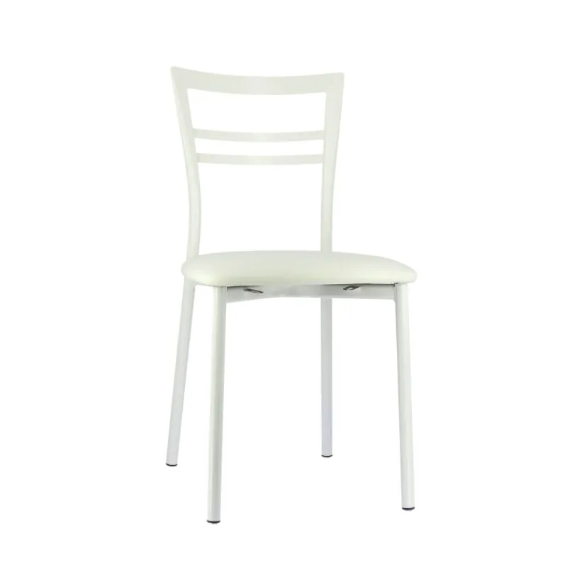 Go 1419 Chaise de cuisine rembourrée en synthétique et métal* Chaise De Cuisine