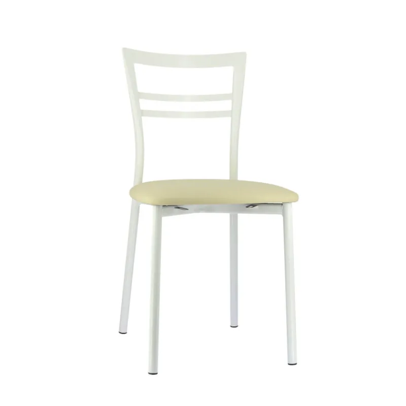 Go 1419 Chaise de cuisine rembourrée en synthétique et métal* Chaise De Cuisine
