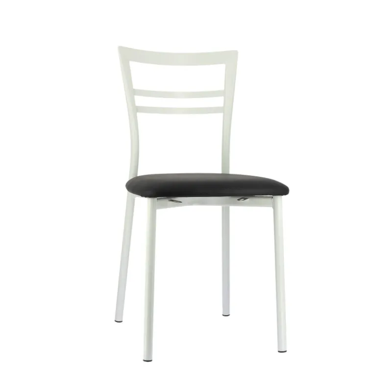 Go 1419 Chaise de cuisine rembourrée en synthétique et métal* Chaise De Cuisine