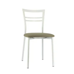 Go 1419 Chaise de cuisine rembourrée en synthétique et métal* Chaise De Cuisine