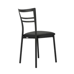 Go 1419 Chaise de cuisine rembourrée en synthétique et métal* Chaise De Cuisine