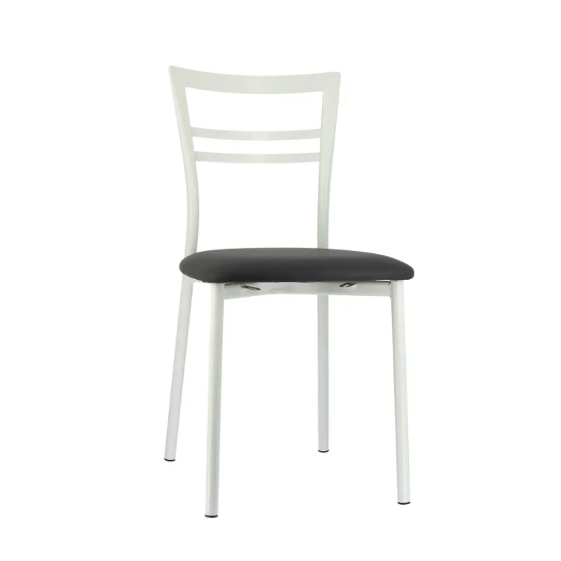 Go 1419 Chaise de cuisine rembourrée en synthétique et métal* Chaise De Cuisine