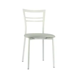 Go 1419 Chaise de cuisine rembourrée en synthétique et métal* Chaise De Cuisine