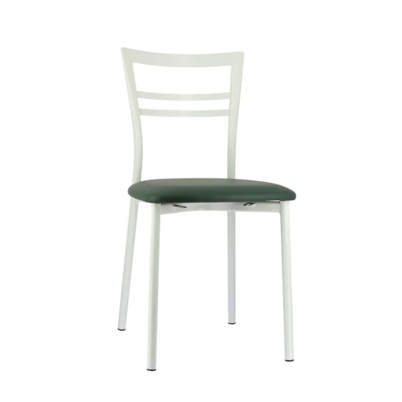 Go 1419 Chaise de cuisine rembourrée en synthétique et métal* Chaise De Cuisine