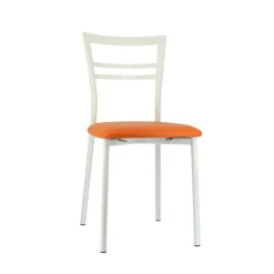 Go 1419 Chaise de cuisine rembourrée en synthétique et métal* Chaise De Cuisine