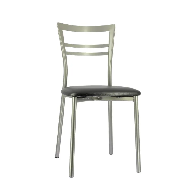 Go 1419 Chaise de cuisine rembourrée en synthétique et métal* Chaise De Cuisine