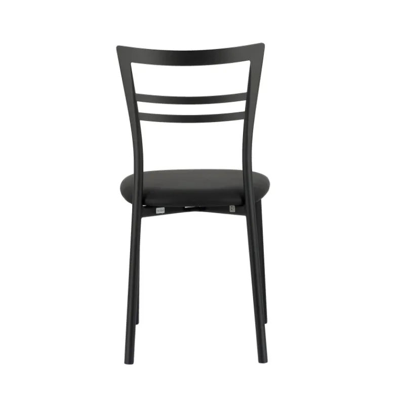 Go 1419 Chaise de cuisine rembourrée en synthétique et métal* Chaise De Cuisine