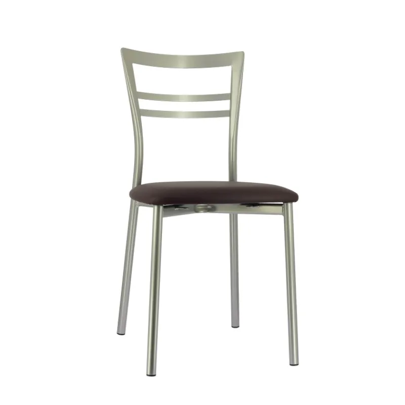 Go 1419 Chaise de cuisine rembourrée en synthétique et métal* Chaise De Cuisine