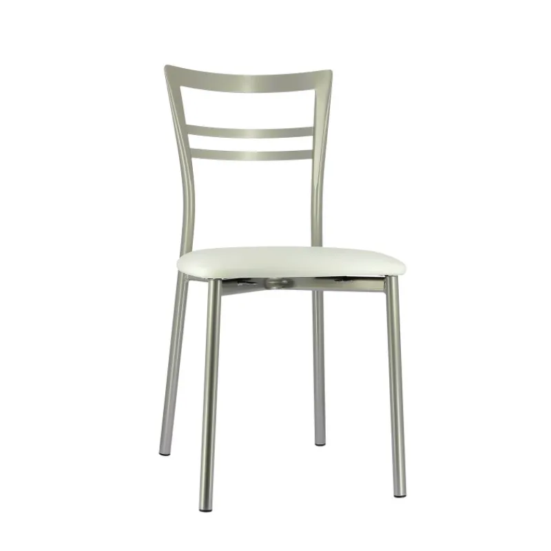 Go 1419 Chaise de cuisine rembourrée en synthétique et métal* Chaise De Cuisine