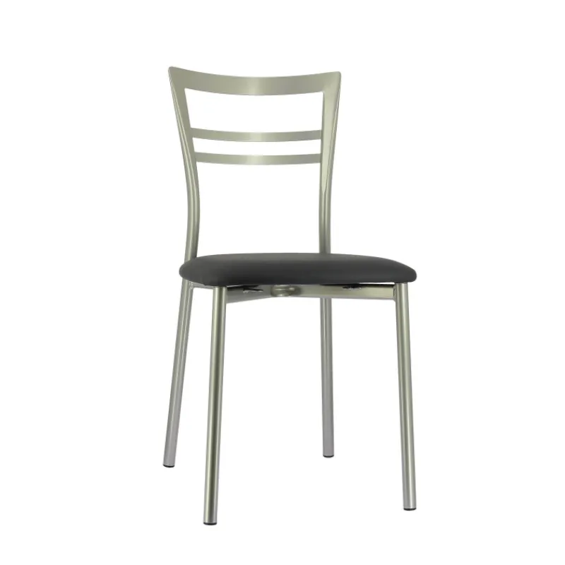Go 1419 Chaise de cuisine rembourrée en synthétique et métal* Chaise De Cuisine