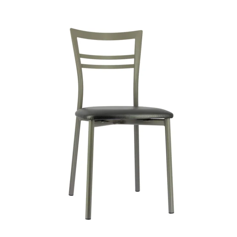 Go 1419 Chaise de cuisine rembourrée en synthétique et métal* Chaise De Cuisine