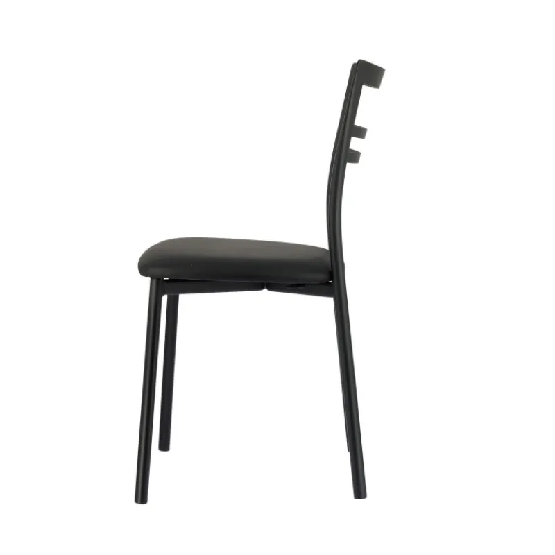 Go 1419 Chaise de cuisine rembourrée en synthétique et métal* Chaise De Cuisine