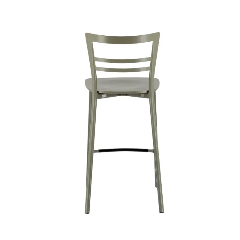 Go Clip Connubia® Tabouret snack contemporain en métal et multiplis bois* Tabouret Snack (assise +/- 65 Cm)|Tabouret De Bar (assise +/- 80 Cm)