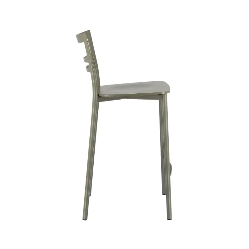 Go Clip Connubia® Tabouret snack contemporain en métal et multiplis bois* Tabouret Snack (assise +/- 65 Cm)|Tabouret De Bar (assise +/- 80 Cm)