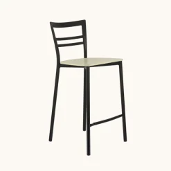 Go Clip Connubia® Tabouret snack contemporain en métal et multiplis bois* Tabouret Snack (assise +/- 65 Cm)|Tabouret De Bar (assise +/- 80 Cm)