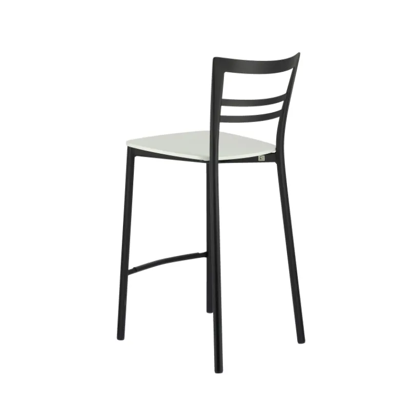 Go Clip Connubia® Tabouret snack contemporain en métal et multiplis bois* Tabouret Snack (assise +/- 65 Cm)|Tabouret De Bar (assise +/- 80 Cm)
