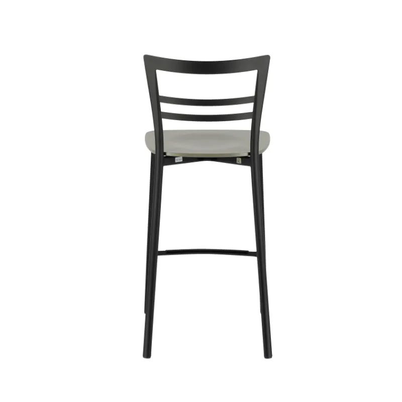 Go Clip Connubia® Tabouret snack contemporain en métal et multiplis bois* Tabouret Snack (assise +/- 65 Cm)|Tabouret De Bar (assise +/- 80 Cm)