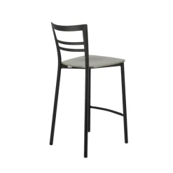 Go Clip Connubia® Tabouret snack contemporain en métal et multiplis bois* Tabouret Snack (assise +/- 65 Cm)|Tabouret De Bar (assise +/- 80 Cm)