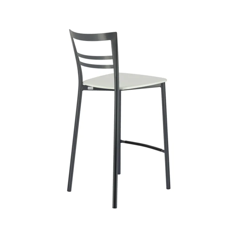 Go Clip Connubia® Tabouret snack contemporain en métal et multiplis bois* Tabouret Snack (assise +/- 65 Cm)|Tabouret De Bar (assise +/- 80 Cm)