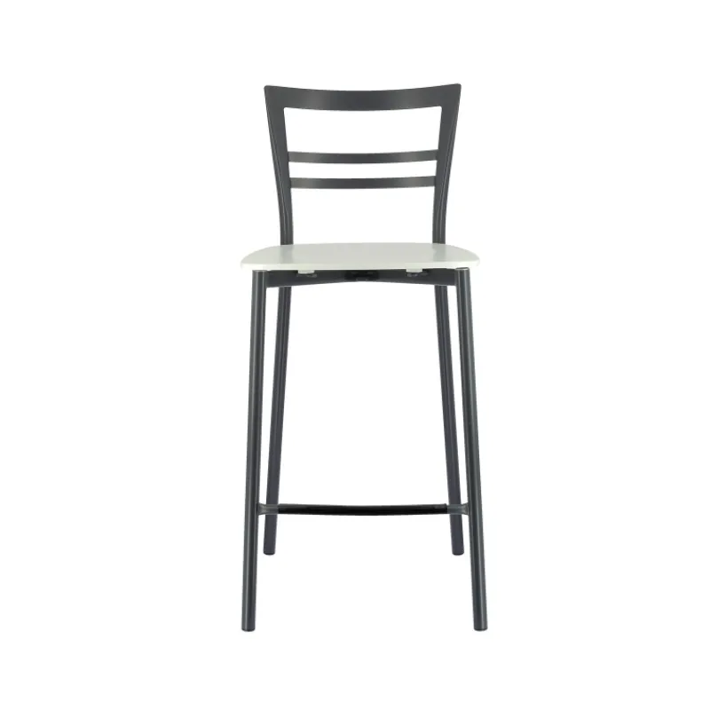 Go Clip Connubia® Tabouret snack contemporain en métal et multiplis bois* Tabouret Snack (assise +/- 65 Cm)|Tabouret De Bar (assise +/- 80 Cm)