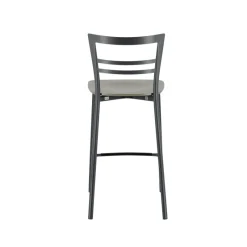 Go Clip Connubia® Tabouret snack contemporain en métal et multiplis bois* Tabouret Snack (assise +/- 65 Cm)|Tabouret De Bar (assise +/- 80 Cm)