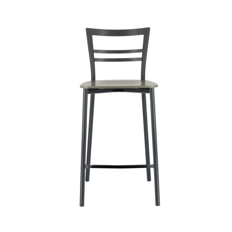 Go Clip Connubia® Tabouret snack contemporain en métal et multiplis bois* Tabouret Snack (assise +/- 65 Cm)|Tabouret De Bar (assise +/- 80 Cm)