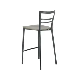 Go Clip Connubia® Tabouret snack contemporain en métal et multiplis bois* Tabouret Snack (assise +/- 65 Cm)|Tabouret De Bar (assise +/- 80 Cm)