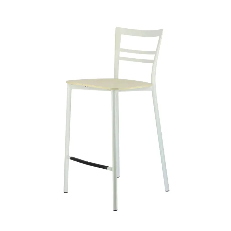 Go Clip Connubia® Tabouret snack contemporain en métal et multiplis bois* Tabouret Snack (assise +/- 65 Cm)|Tabouret De Bar (assise +/- 80 Cm)