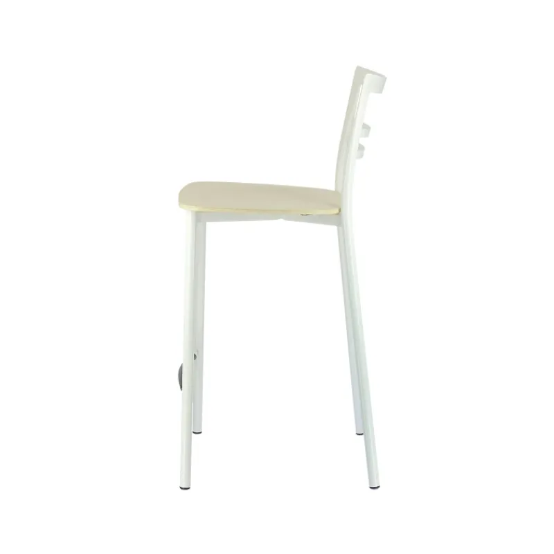 Go Clip Connubia® Tabouret snack contemporain en métal et multiplis bois* Tabouret Snack (assise +/- 65 Cm)|Tabouret De Bar (assise +/- 80 Cm)