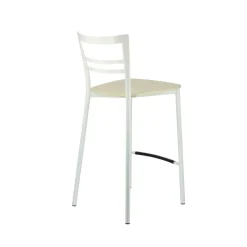Go Clip Connubia® Tabouret snack contemporain en métal et multiplis bois* Tabouret Snack (assise +/- 65 Cm)|Tabouret De Bar (assise +/- 80 Cm)
