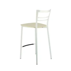 Go Clip Connubia® Tabouret snack contemporain en métal et multiplis bois* Tabouret Snack (assise +/- 65 Cm)|Tabouret De Bar (assise +/- 80 Cm)