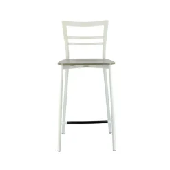 Go Clip Connubia® Tabouret snack contemporain en métal et multiplis bois* Tabouret Snack (assise +/- 65 Cm)|Tabouret De Bar (assise +/- 80 Cm)