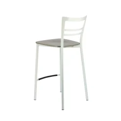 Go Clip Connubia® Tabouret snack contemporain en métal et multiplis bois* Tabouret Snack (assise +/- 65 Cm)|Tabouret De Bar (assise +/- 80 Cm)