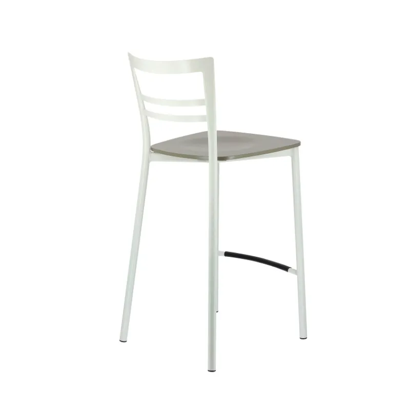 Go Clip Connubia® Tabouret snack contemporain en métal et multiplis bois* Tabouret Snack (assise +/- 65 Cm)|Tabouret De Bar (assise +/- 80 Cm)