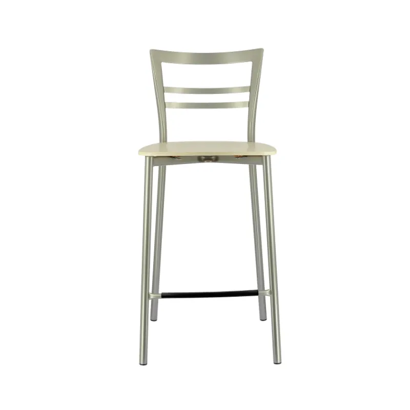 Go Clip Connubia® Tabouret snack contemporain en métal et multiplis bois* Tabouret Snack (assise +/- 65 Cm)|Tabouret De Bar (assise +/- 80 Cm)