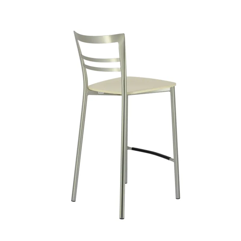 Go Clip Connubia® Tabouret snack contemporain en métal et multiplis bois* Tabouret Snack (assise +/- 65 Cm)|Tabouret De Bar (assise +/- 80 Cm)