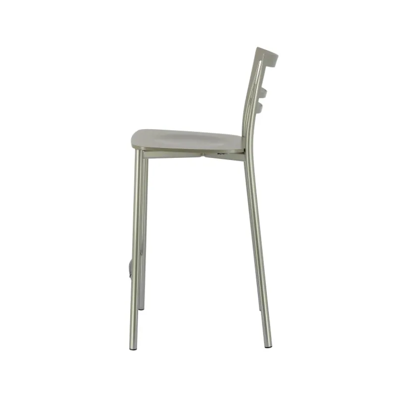 Go Clip Connubia® Tabouret snack contemporain en métal et multiplis bois* Tabouret Snack (assise +/- 65 Cm)|Tabouret De Bar (assise +/- 80 Cm)
