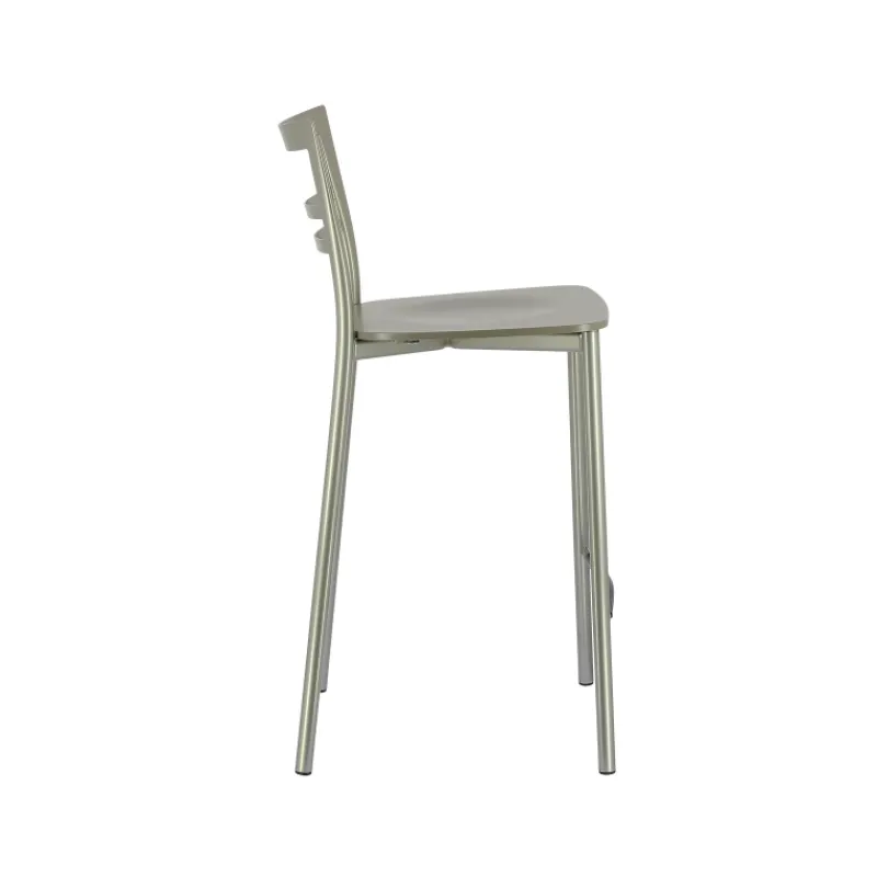 Go Clip Connubia® Tabouret snack contemporain en métal et multiplis bois* Tabouret Snack (assise +/- 65 Cm)|Tabouret De Bar (assise +/- 80 Cm)