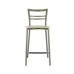Go Clip Connubia® Tabouret snack contemporain en métal et multiplis bois* Tabouret Snack (assise +/- 65 Cm)|Tabouret De Bar (assise +/- 80 Cm)