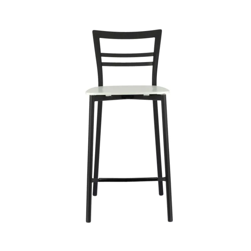 Go Clip Connubia® Tabouret snack contemporain en métal et multiplis bois* Tabouret Snack (assise +/- 65 Cm)|Tabouret De Bar (assise +/- 80 Cm)