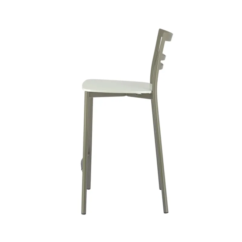 Go Clip Connubia® Tabouret snack contemporain en métal et multiplis bois* Tabouret Snack (assise +/- 65 Cm)|Tabouret De Bar (assise +/- 80 Cm)