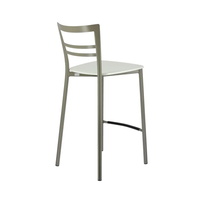 Go Clip Connubia® Tabouret snack contemporain en métal et multiplis bois* Tabouret Snack (assise +/- 65 Cm)|Tabouret De Bar (assise +/- 80 Cm)