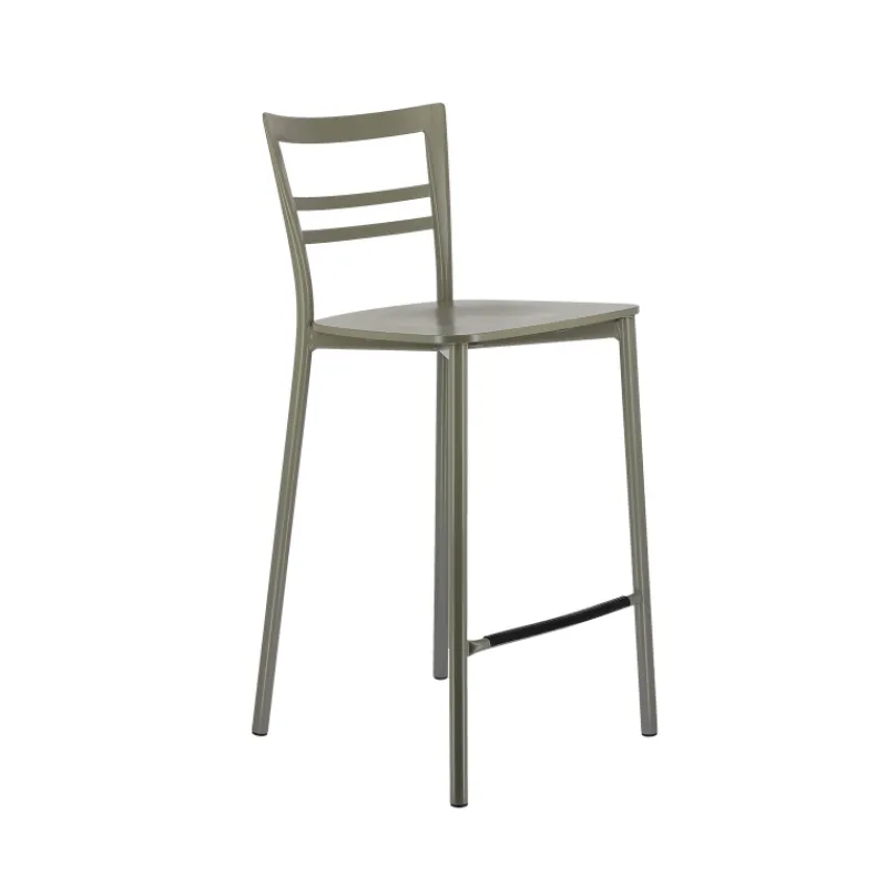 Go Clip Connubia® Tabouret snack contemporain en métal et multiplis bois* Tabouret Snack (assise +/- 65 Cm)|Tabouret De Bar (assise +/- 80 Cm)